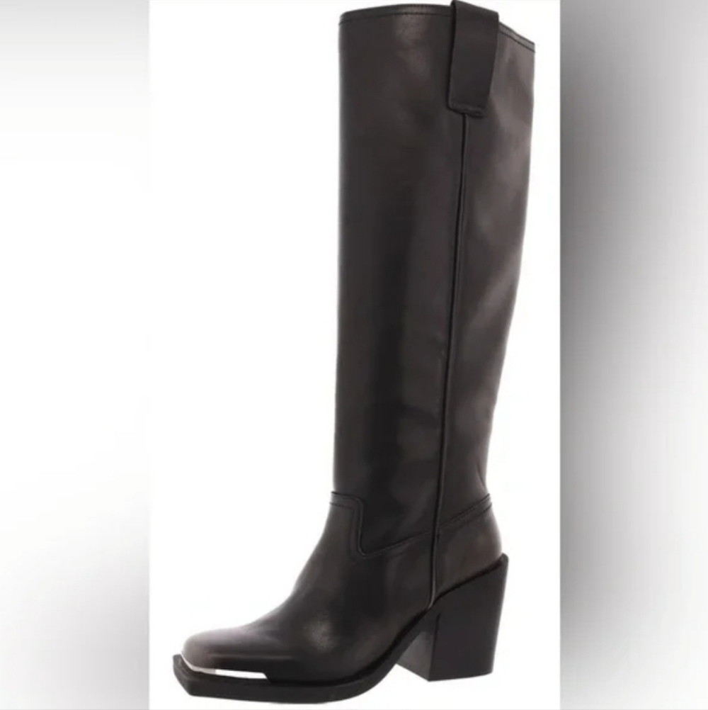 Madden Girl NWT Dollee Knee High Square Toed Boots - Picture 3 of 6